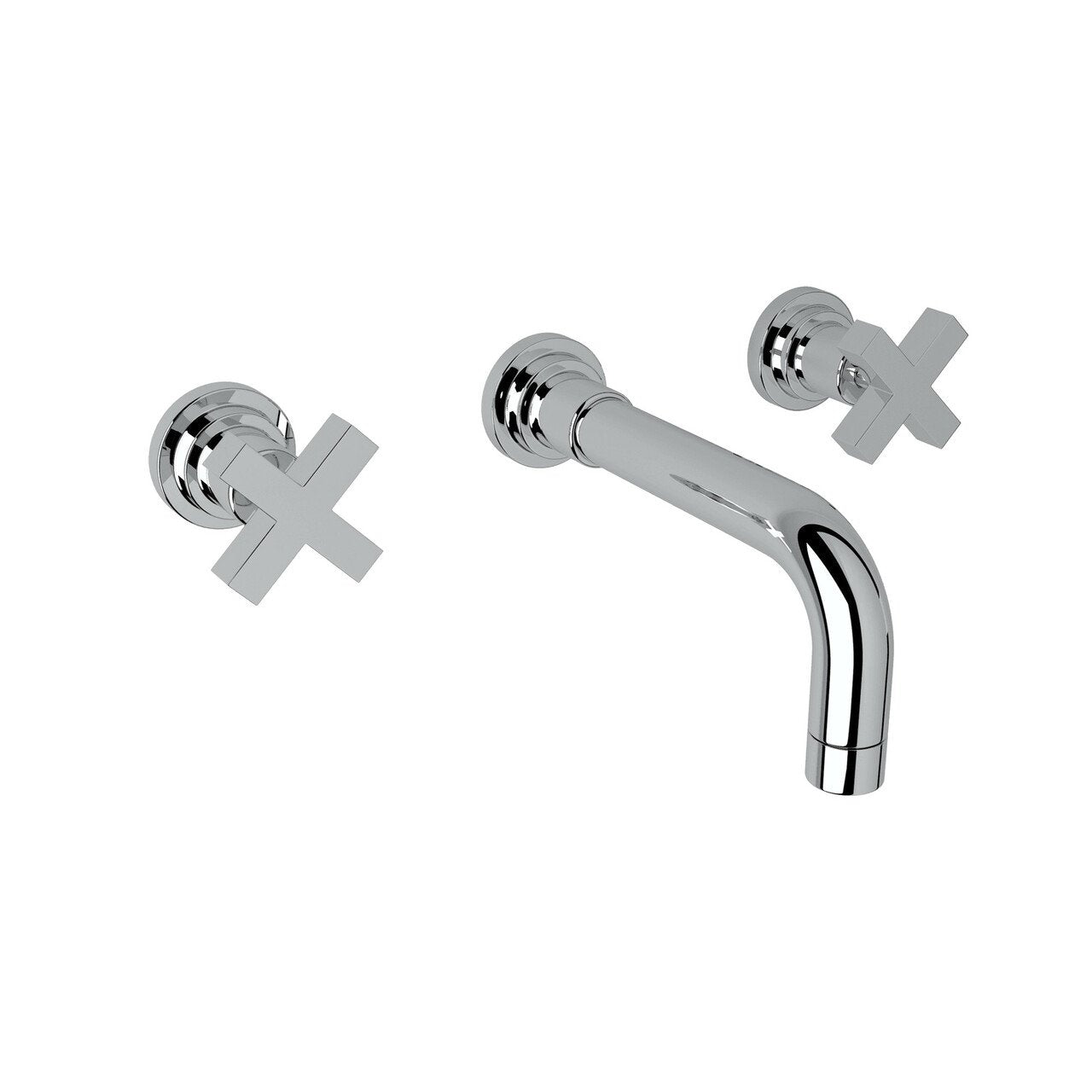 ROHL Lombardia Wall Mount Widespread Bathroom Faucet - BNGBath