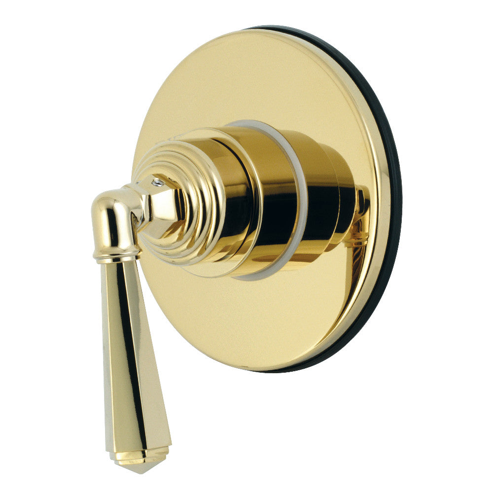 Kingston Brass KS3032HL 3-Way Diverter Valve with Trim Kit, Polished Brass - BNGBath