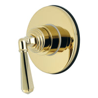 Thumbnail for Kingston Brass KS3032HL 3-Way Diverter Valve with Trim Kit, Polished Brass - BNGBath