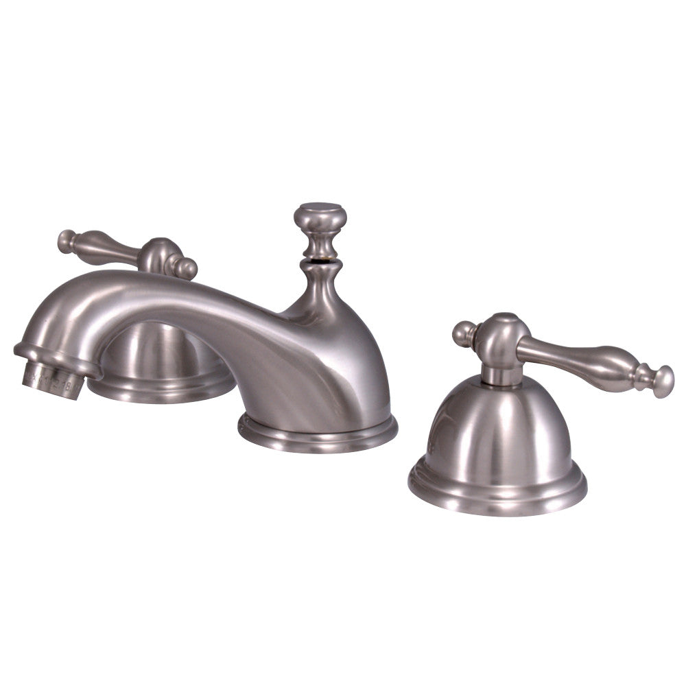 Kingston Brass KS3968NL 8 in. Widespread Bathroom Faucet, Brushed Nickel - BNGBath