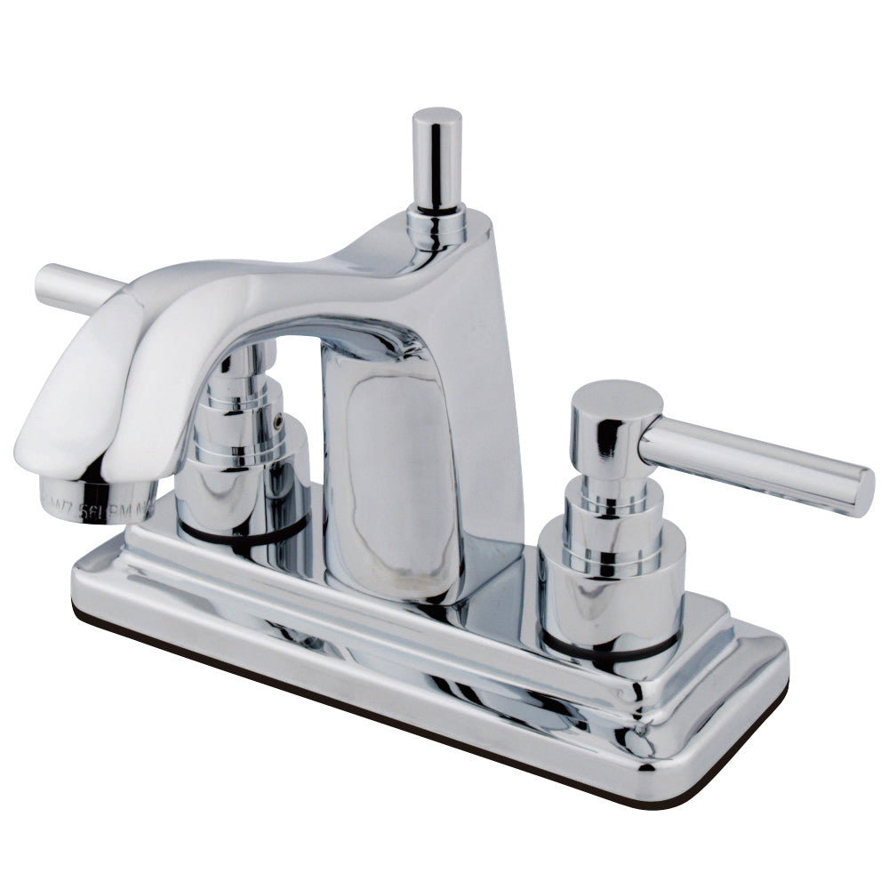 Kingston Brass KS8641EL 4 in. Centerset Bathroom Faucet, Polished Chrome - BNGBath