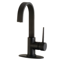 Thumbnail for Kingston Brass LS8610NYL New York One-Handle 1-Hole Deck Mounted Bar Faucet, Matte Black - BNGBath