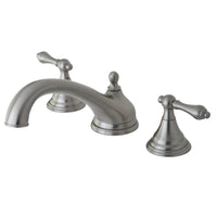 Thumbnail for Kingston Brass KS5538AL Vintage Roman Tub Faucet, Brushed Nickel - BNGBath