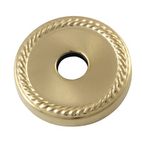 Thumbnail for Kingston Brass FLROPE7 3/4-Inch Decor Escutcheon, Brushed Brass - BNGBath