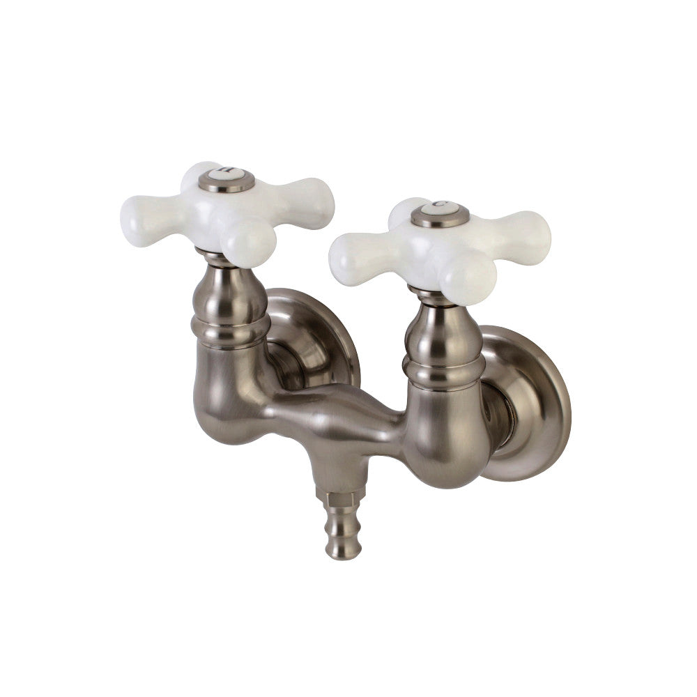 Aqua Vintage AE39T8 Vintage 3-3/8 Inch Wall Mount Tub Faucet, Brushed Nickel - BNGBath