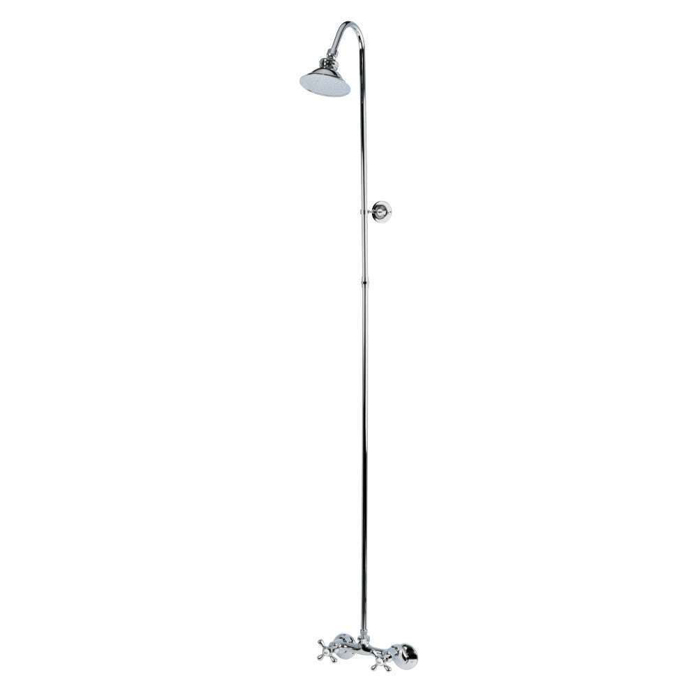 Kingston Brass CCK2131 Vintage Shower Combination, Polished Chrome - BNGBath