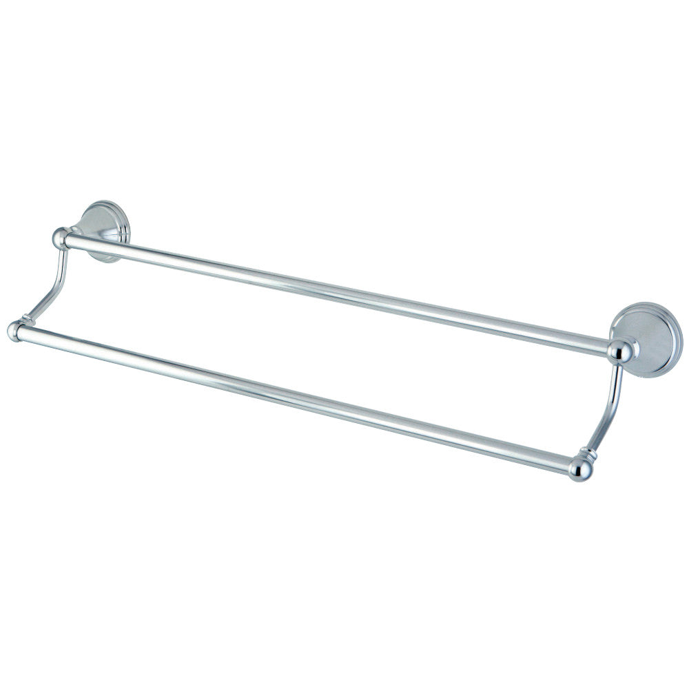 Kingston Brass BA2973C Governor 24" Dual Towel Bar, Polished Chrome - BNGBath