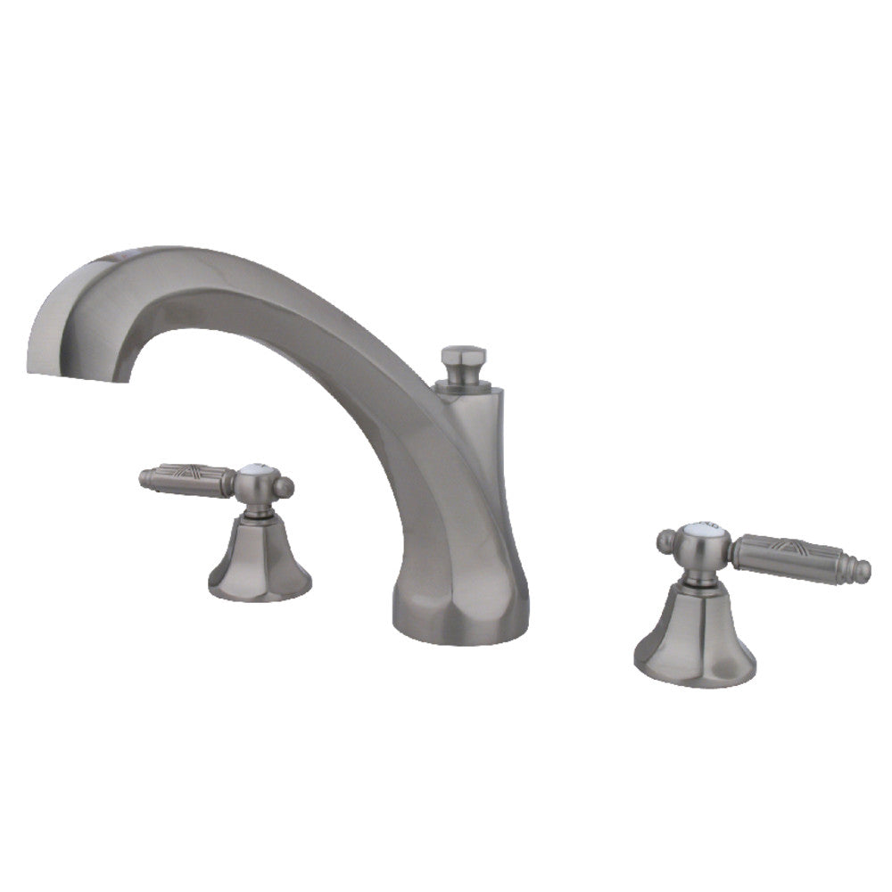 Kingston Brass KS4328GL Georgian Roman Tub Faucet, Brushed Nickel - BNGBath