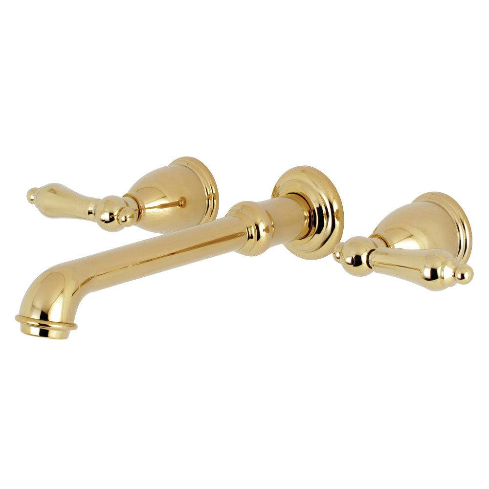 Kingston Brass KS7022AL English Country Wall Mount Roman Tub Faucet, Polished Brass - BNGBath