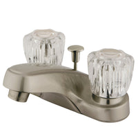 Thumbnail for Kingston Brass GKB168 4 in. Centerset Bathroom Faucet, Brushed Nickel - BNGBath