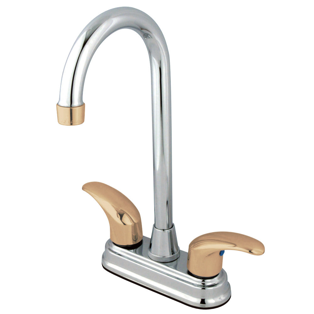 Kingston Brass KB6494LL Legacy 4" Centerset Bar Faucet, Polished Chrome - BNGBath