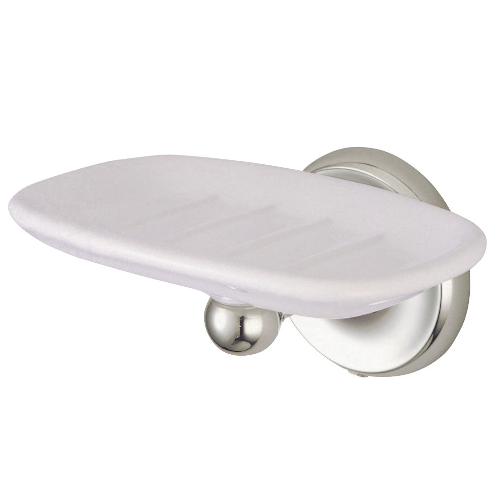 Kingston Brass BA315SN Classic Soap Dish, Brushed Nickel - BNGBath