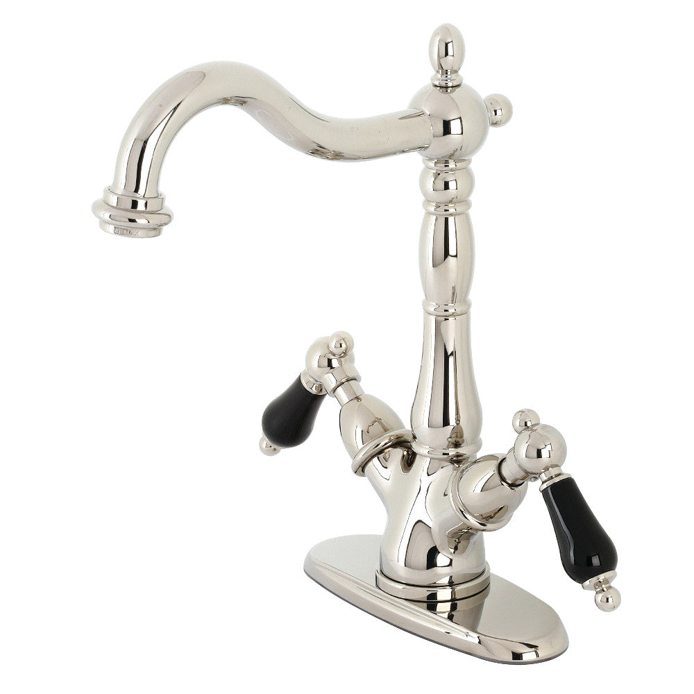 Kingston Brass KS1496PKL Duchess Vessel Sink Faucet, Polished Nickel - BNGBath