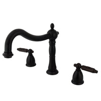 Thumbnail for Kingston Brass KS1345GL Heritage Roman Tub Faucet, Oil Rubbed Bronze - BNGBath