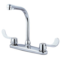 Thumbnail for Kingston Brass GKB761 Vista Centerset Kitchen Faucet, Polished Chrome - BNGBath