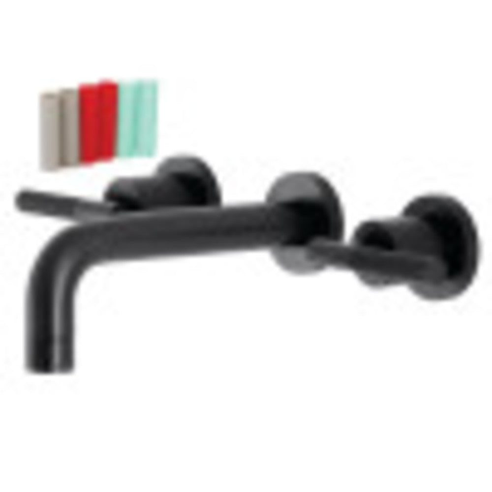 Kingston Brass KS8125CKL Kaiser Two-Handle Wall Mount Bathroom Faucet, Oil Rubbed Bronze - BNGBath