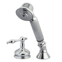 Thumbnail for Kingston Brass KSK3331NLTR Transfer Valve Set for Roman Tub Filler, Polished Chrome - BNGBath