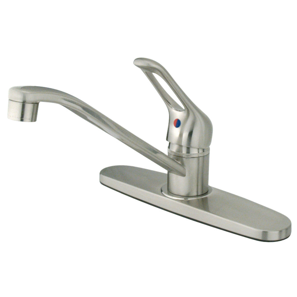 Kingston Brass GKB561SN Wyndham Single-Handle Centerset Kitchen Faucet, Brushed Nickel - BNGBath