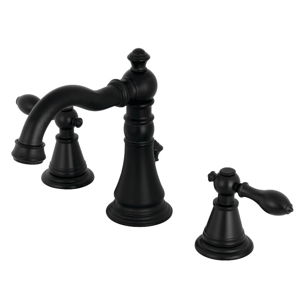 Fauceture FSC1970AL English Classic Widespread Bathroom Faucet, Matte Black - BNGBath