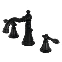 Thumbnail for Fauceture FSC1970AL English Classic Widespread Bathroom Faucet, Matte Black - BNGBath