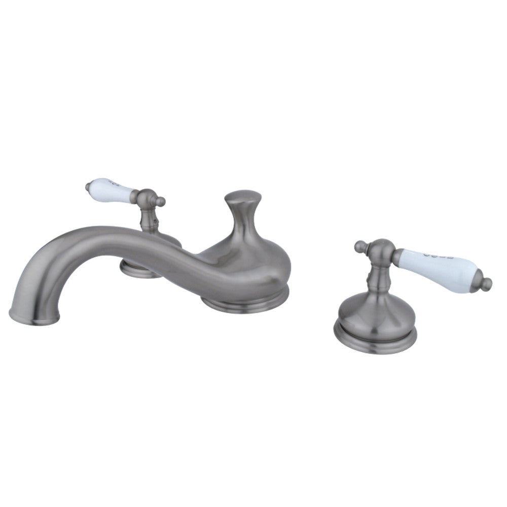 Kingston Brass KS3338PL Heritage Roman Tub Faucet, Brushed Nickel - BNGBath