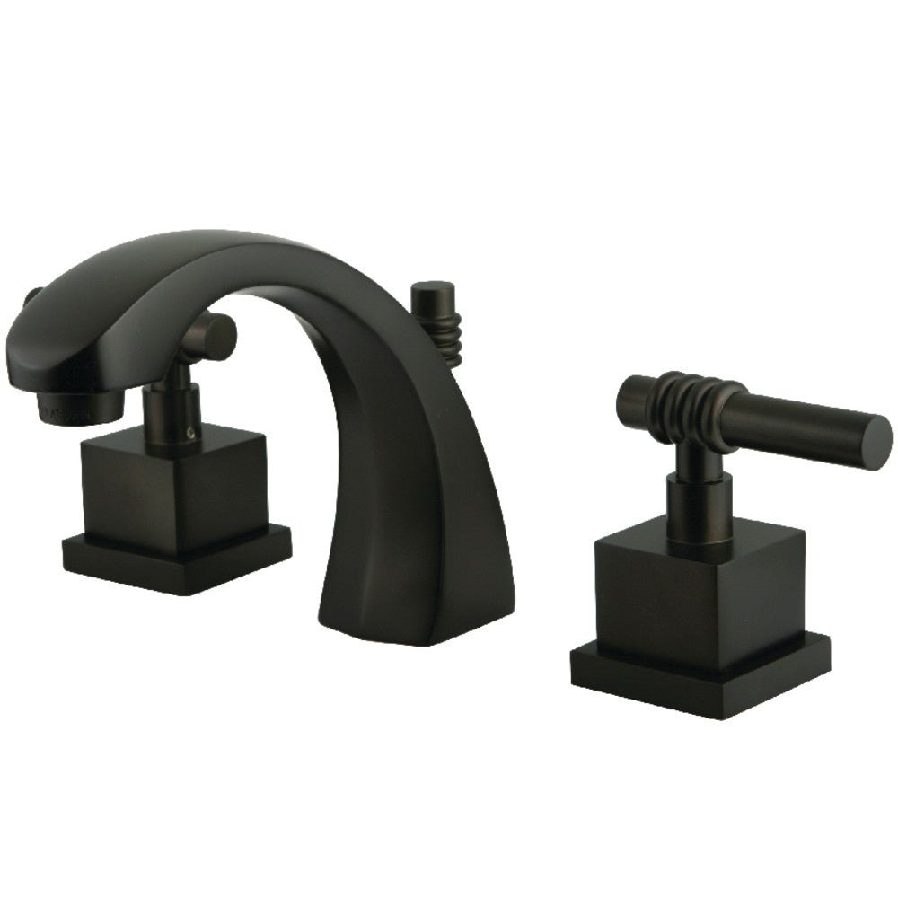 Kingston Brass KS4985QL 8 in. Widespread Bathroom Faucet, Oil Rubbed Bronze - BNGBath