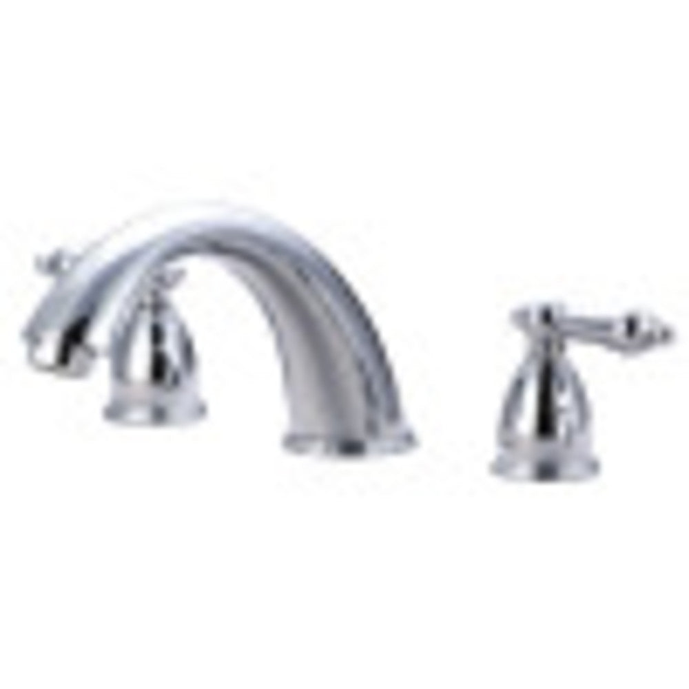 Kingston Brass KS1361AL Heritage Roman Tub Faucet, Polished Chrome - BNGBath