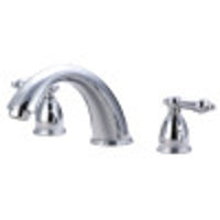 Thumbnail for Kingston Brass KS1361AL Heritage Roman Tub Faucet, Polished Chrome - BNGBath