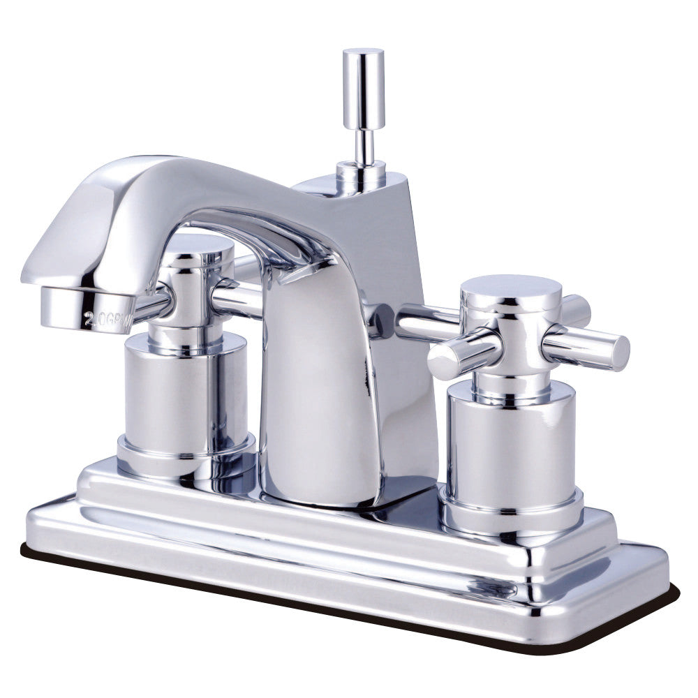 Kingston Brass KS8641DX 4 in. Centerset Bathroom Faucet, Polished Chrome - BNGBath