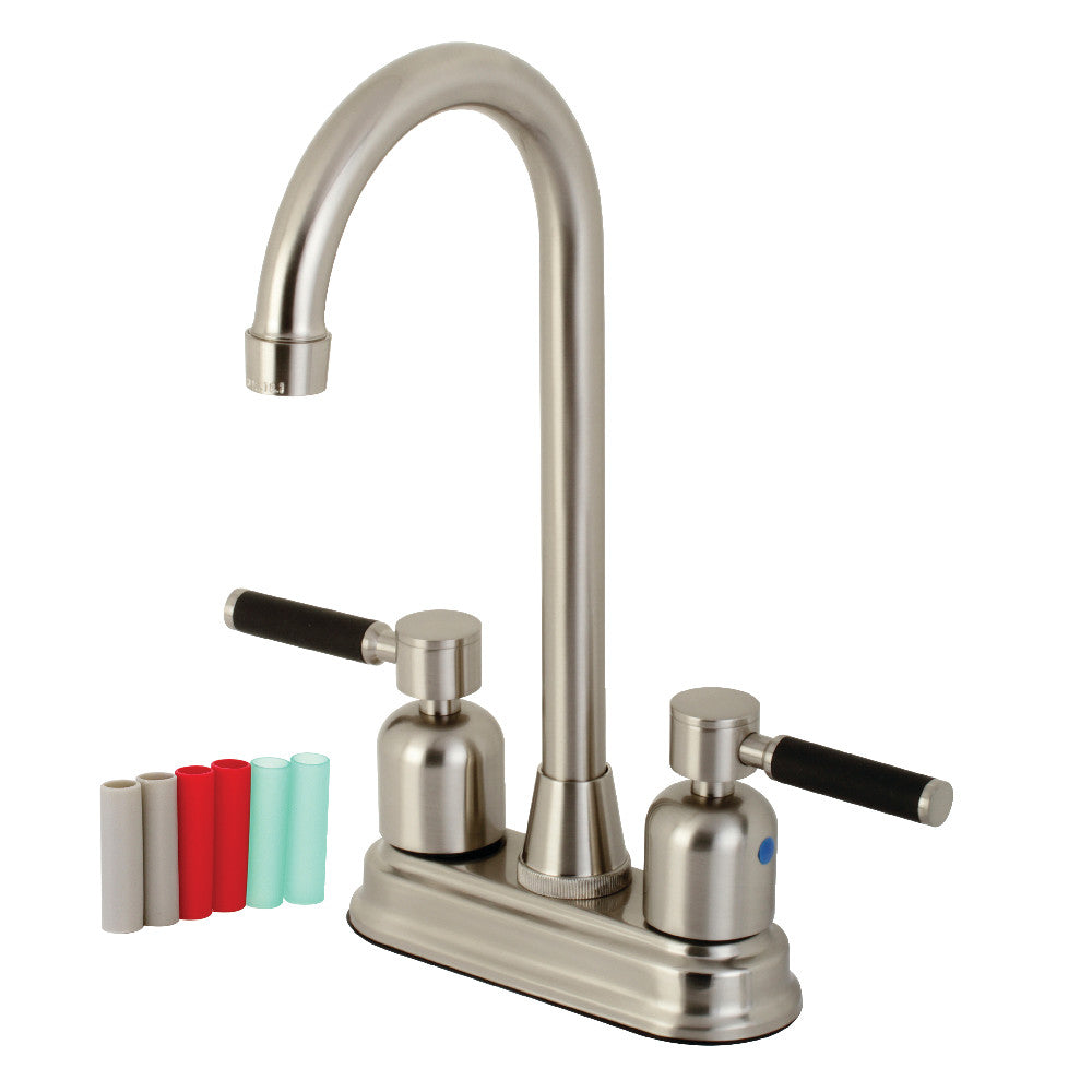 Kingston Brass KB8498DKL Kaiser Bar Faucet, Brushed Nickel - BNGBath