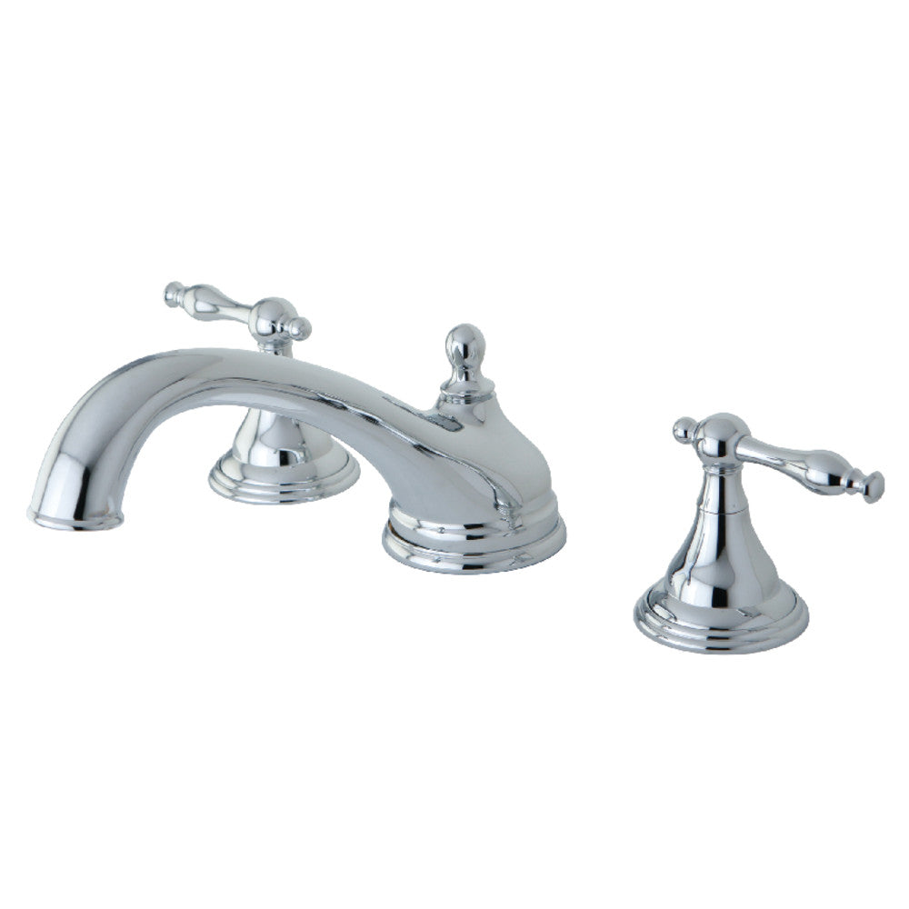 Kingston Brass KS5531NL Naples Roman Tub Faucet, Polished Chrome - BNGBath