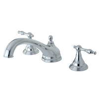 Thumbnail for Kingston Brass KS5531NL Naples Roman Tub Faucet, Polished Chrome - BNGBath