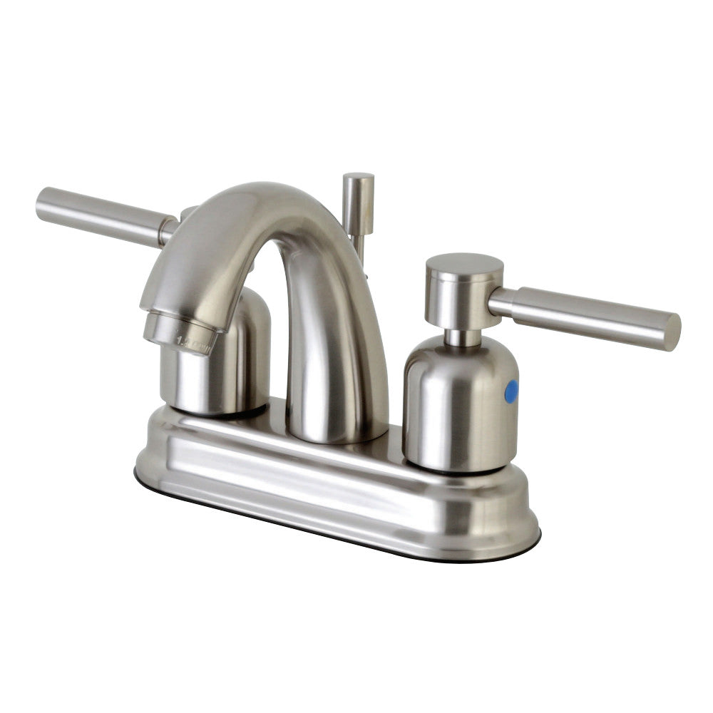 Kingston Brass FB5618DL 4 in. Centerset Bathroom Faucet, Brushed Nickel - BNGBath