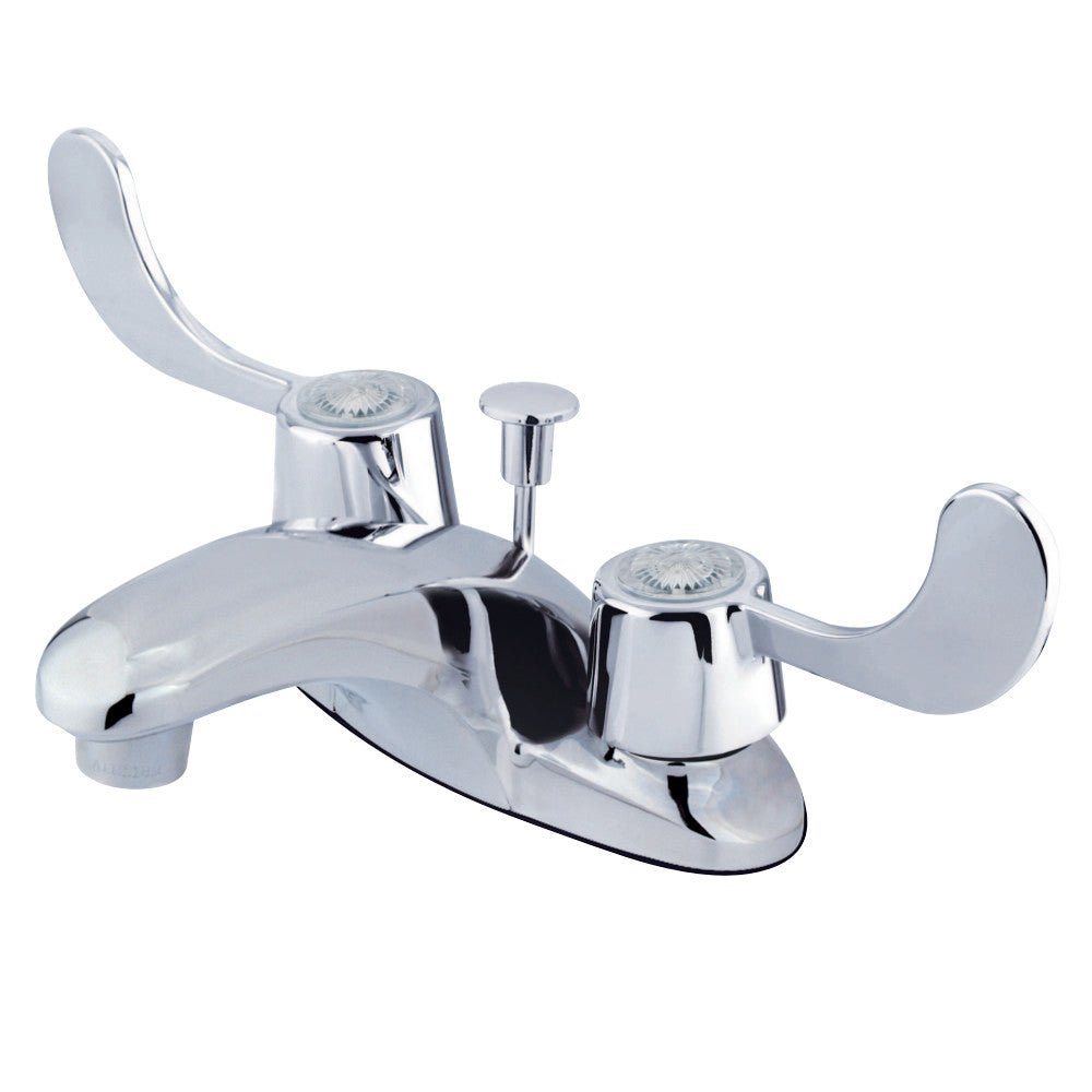 Kingston Brass GKB621ADA 4 in. Centerset Bathroom Faucet, Polished Chrome - BNGBath