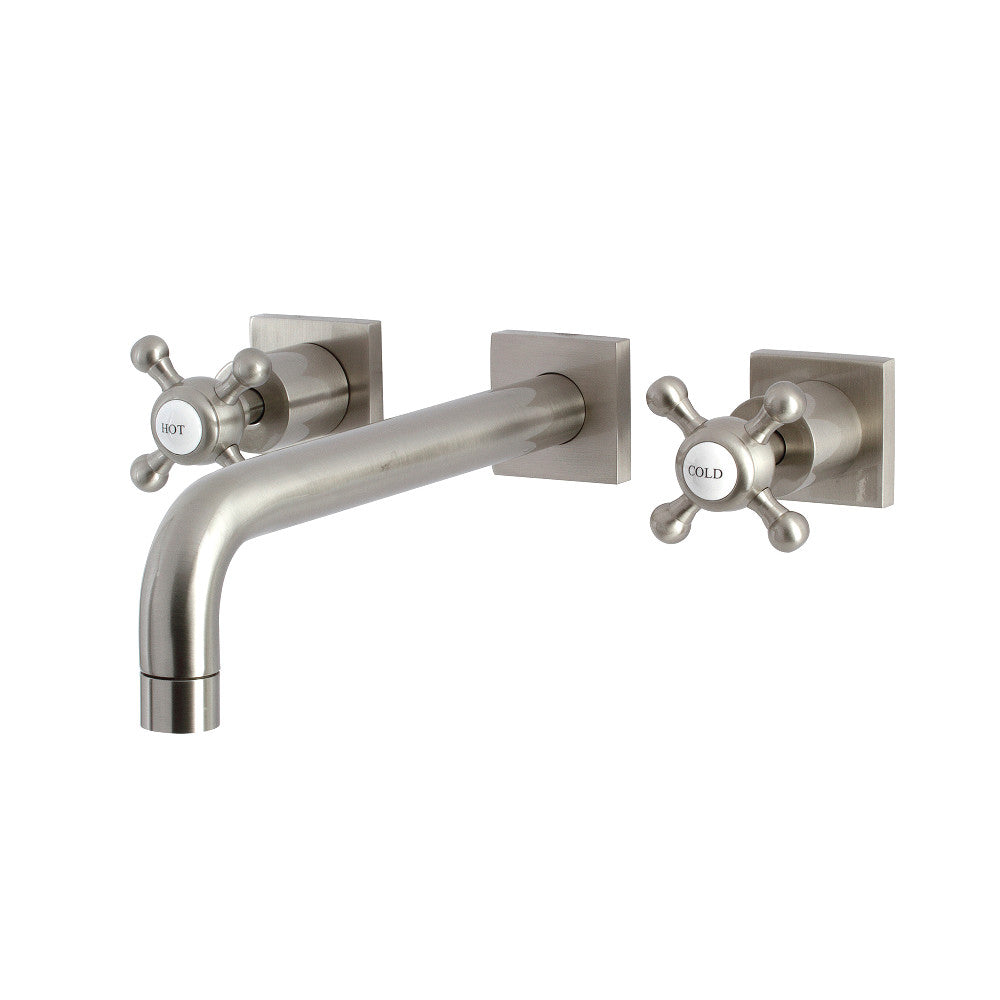 Kingston Brass KS6028BX Metropolitan Wall Mount Tub Faucet, Brushed Nickel - BNGBath