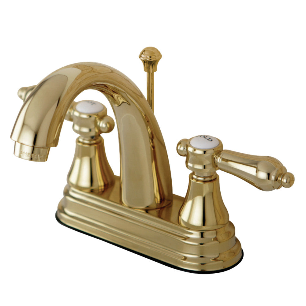 Kingston Brass KS7612BAL 4 in. Centerset Bathroom Faucet, Polished Brass - BNGBath