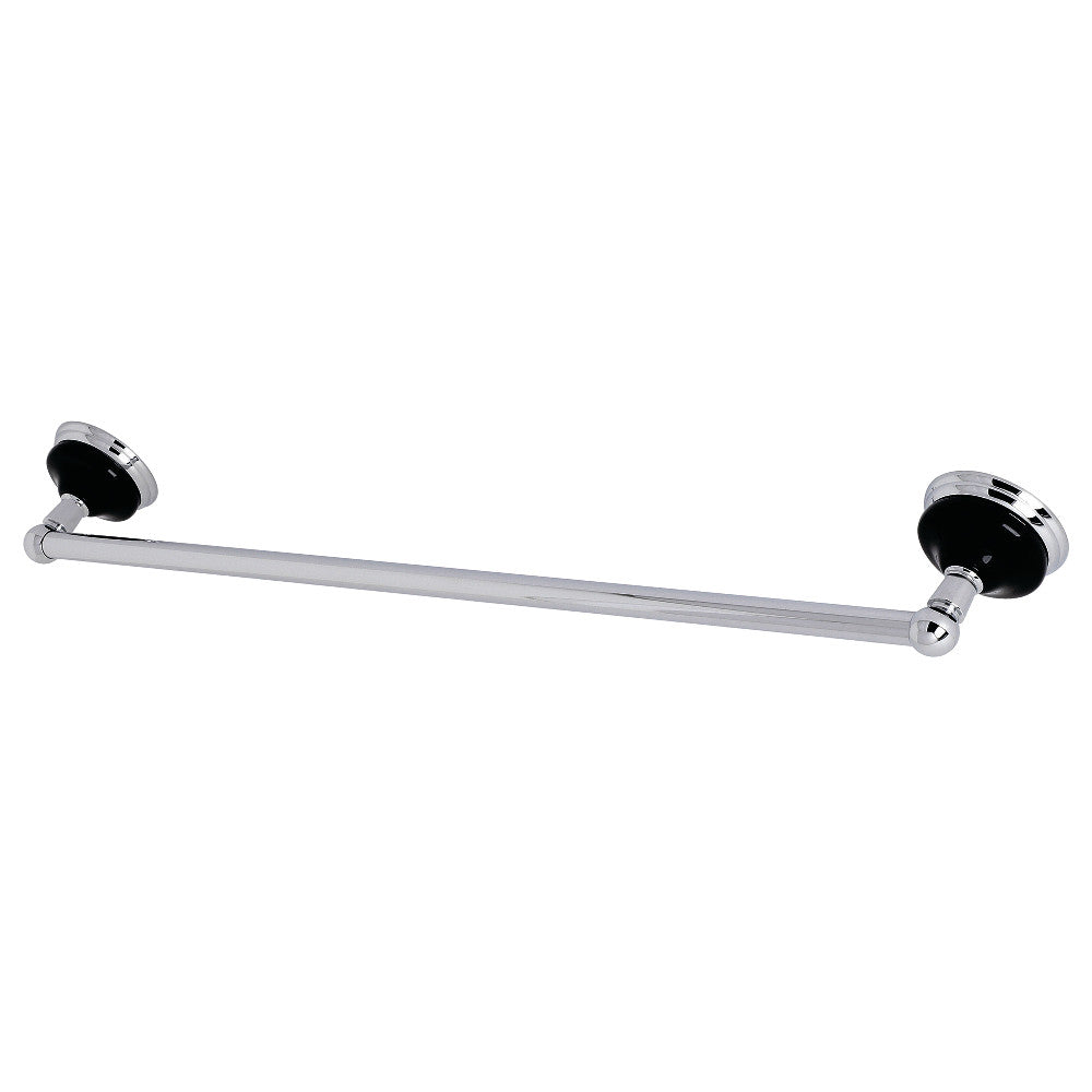 Kingston Brass BA9111C Water Onyx 24 in. Towel Bar, Polished Chrome - BNGBath