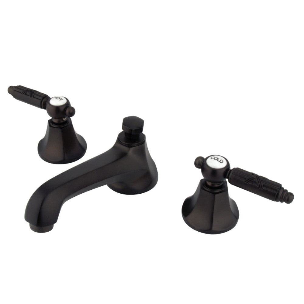 Kingston Brass KS4465GL 8 in. Widespread Bathroom Faucet, Oil Rubbed Bronze - BNGBath