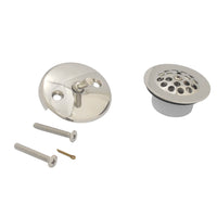 Thumbnail for Kingston Brass DTL5305A6 Grid Tub Drain Kit, Polished Nickel - BNGBath