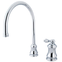 Thumbnail for Kingston Brass KS3811ALLS Single-Handle Kitchen Faucet, Polished Chrome - BNGBath