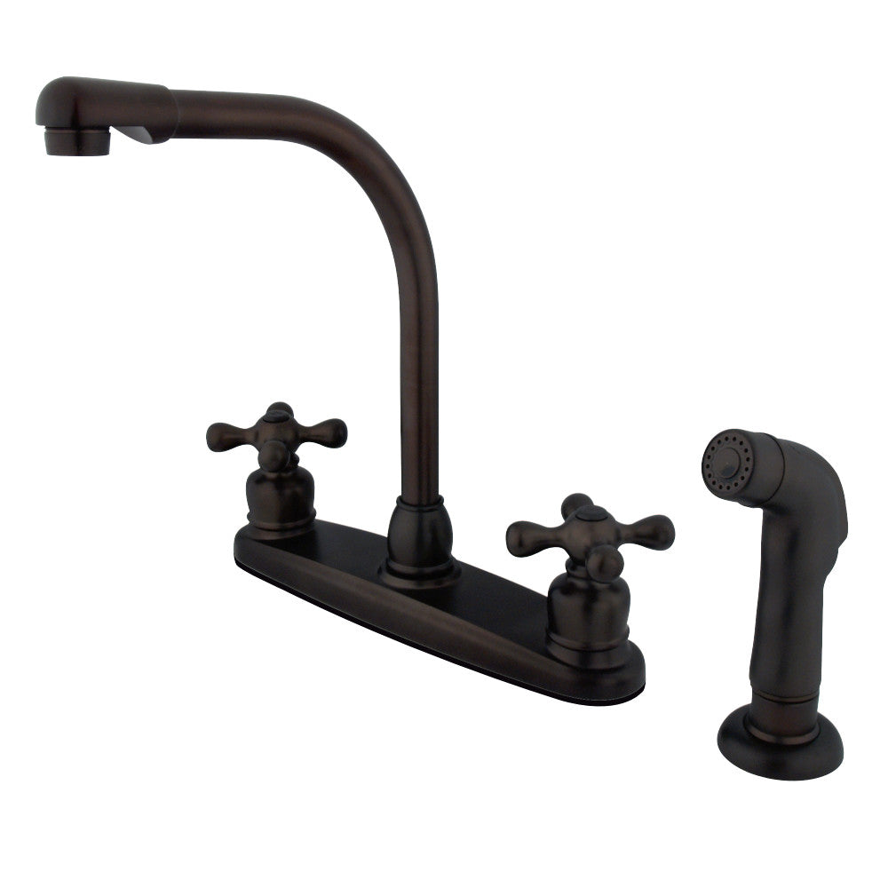 Kingston Brass GKB715AXSP Victorian Centerset Kitchen Faucet, Oil Rubbed Bronze - BNGBath