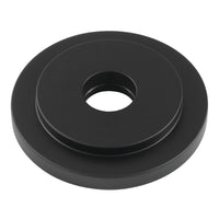 Thumbnail for Kingston Brass FLEURO0 Manhattan Heavy Duty Round Solid Cast Brass Shower Flange, Matte Black - BNGBath