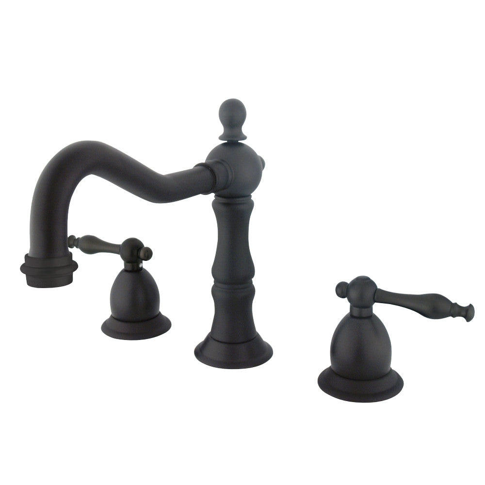 Kingston Brass KS1975NL 8 in. Widespread Bathroom Faucet, Oil Rubbed Bronze - BNGBath