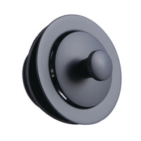 Thumbnail for Kingston Brass DLL200MB Brass Lift & Lock Tub Drain, Matte Black - BNGBath