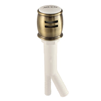 Thumbnail for Kingston Brass K511AB Heritage Dishwasher Air Gap, Antique Brass - BNGBath