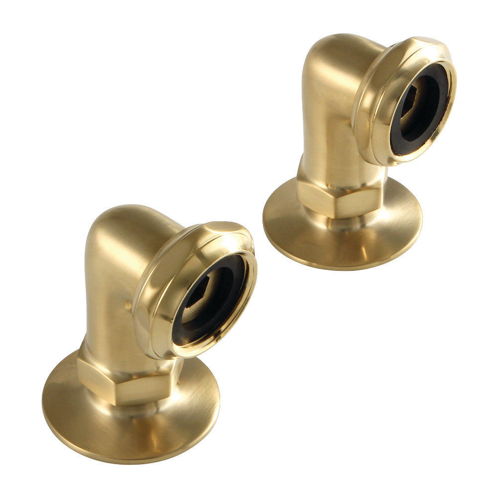 Aqua Vintage AE2RS7 Vintage 2-inch Tub Faucet Riser, Brushed Brass - BNGBath