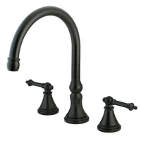 Thumbnail for Kingston Brass KS2345TL Tuscany Roman Tub Faucet, Oil Rubbed Bronze - BNGBath