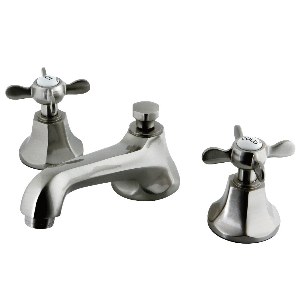 Kingston Brass KS4468BEX Essex 8" Widespread Bathroom Faucet, Brushed Nickel - BNGBath