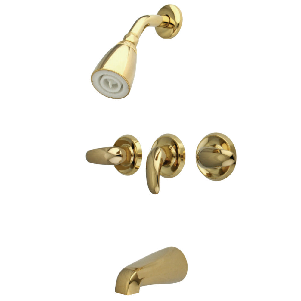 Kingston Brass KB6232LL Legacy Tub & Shower Faucet, Polished Brass - BNGBath