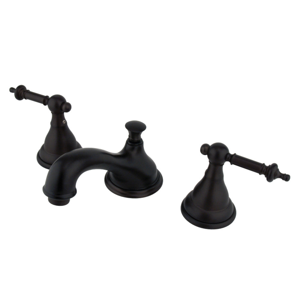 Kingston Brass KS5565TL 8 in. Widespread Bathroom Faucet, Oil Rubbed Bronze - BNGBath